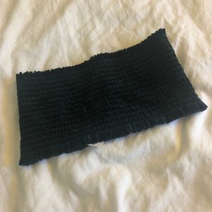 NWT LF Green Velvet Tube Top